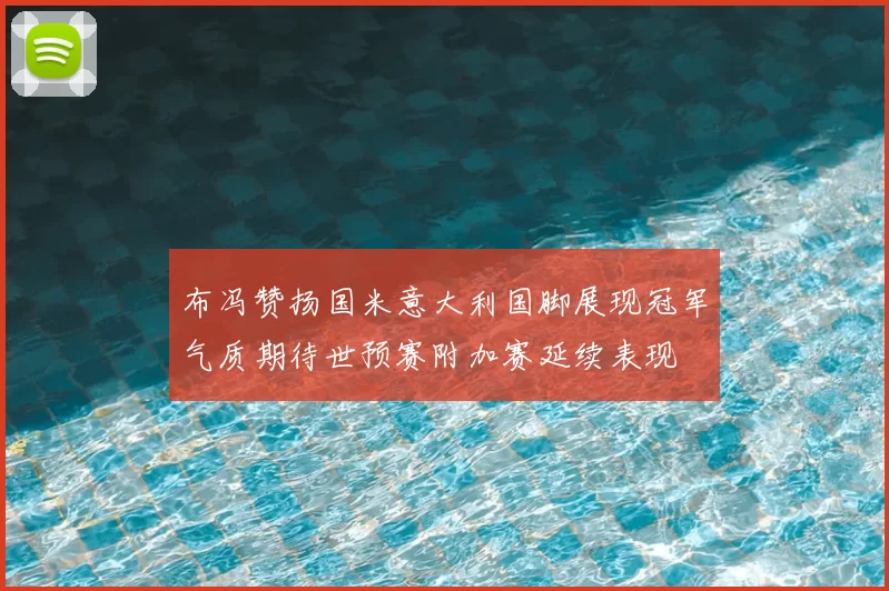 布冯赞扬国米意大利国脚展现冠军气质期待世预赛附加赛延续表现