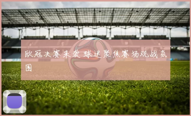 欧冠决赛来袭 球迷聚焦赛场观战氛围