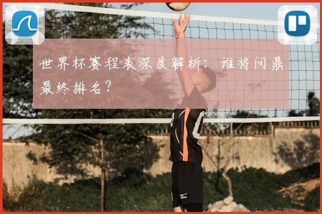 世界杯赛程表深度解析：谁将问鼎最终排名？